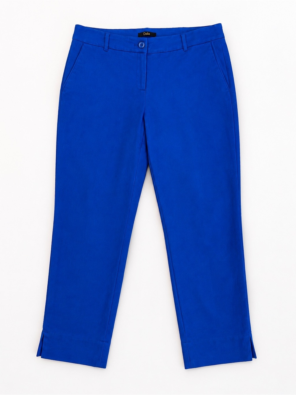 Dalia Cobalt Blue Cropped Ankle Dress Pants Straight Leg Size 10